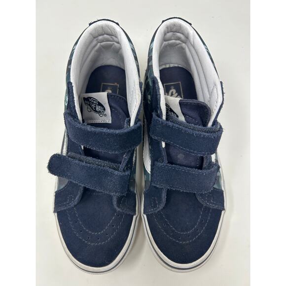 Vans Sk8-Mid Reissue Kid's Size 3 Shark Print Sneakers - Picture 5 of 13